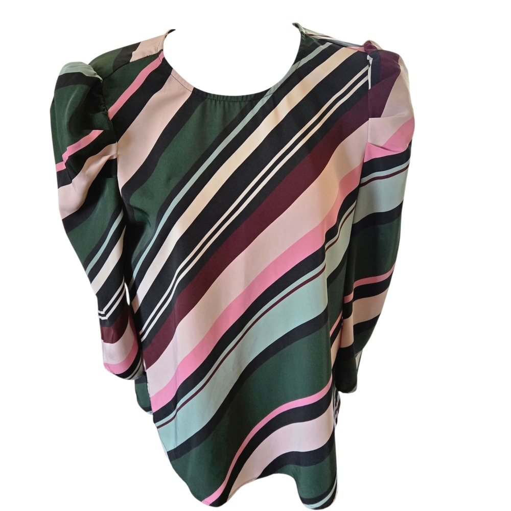 Vince‎ Camuto Multicolor Striped Blouse
